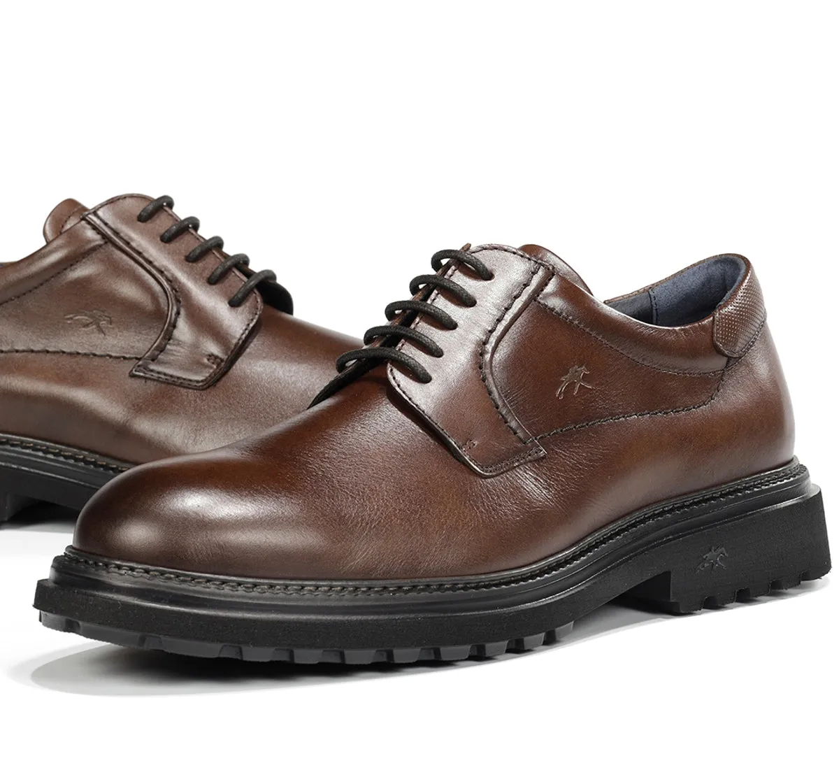 Fluchos Lincon F2054 Scarpe Uomo Marrone Classiche