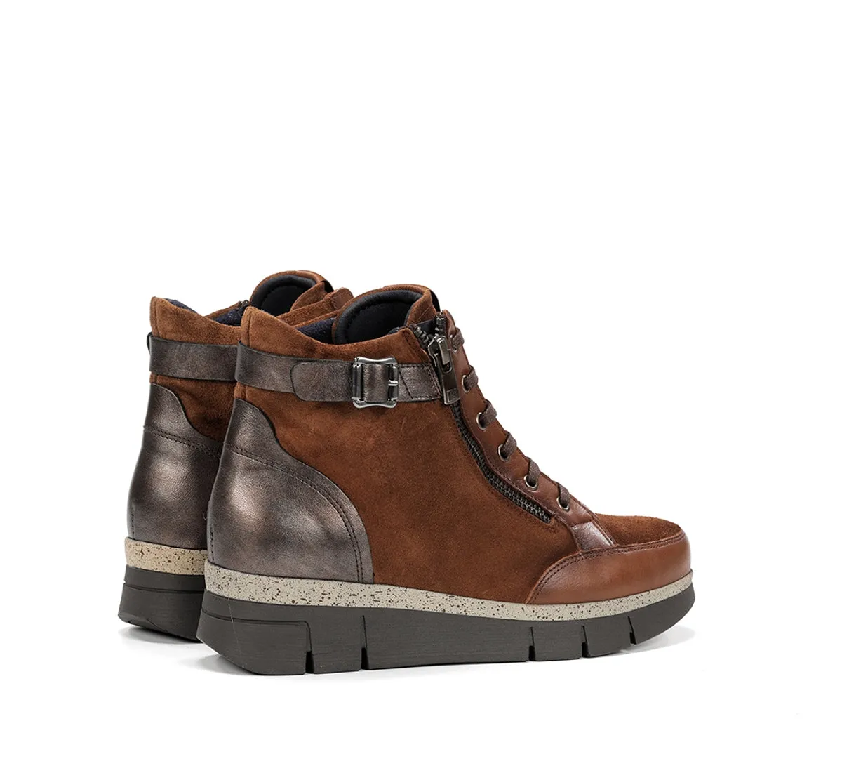 Fluchos India D9329 stivaletti donna marrone