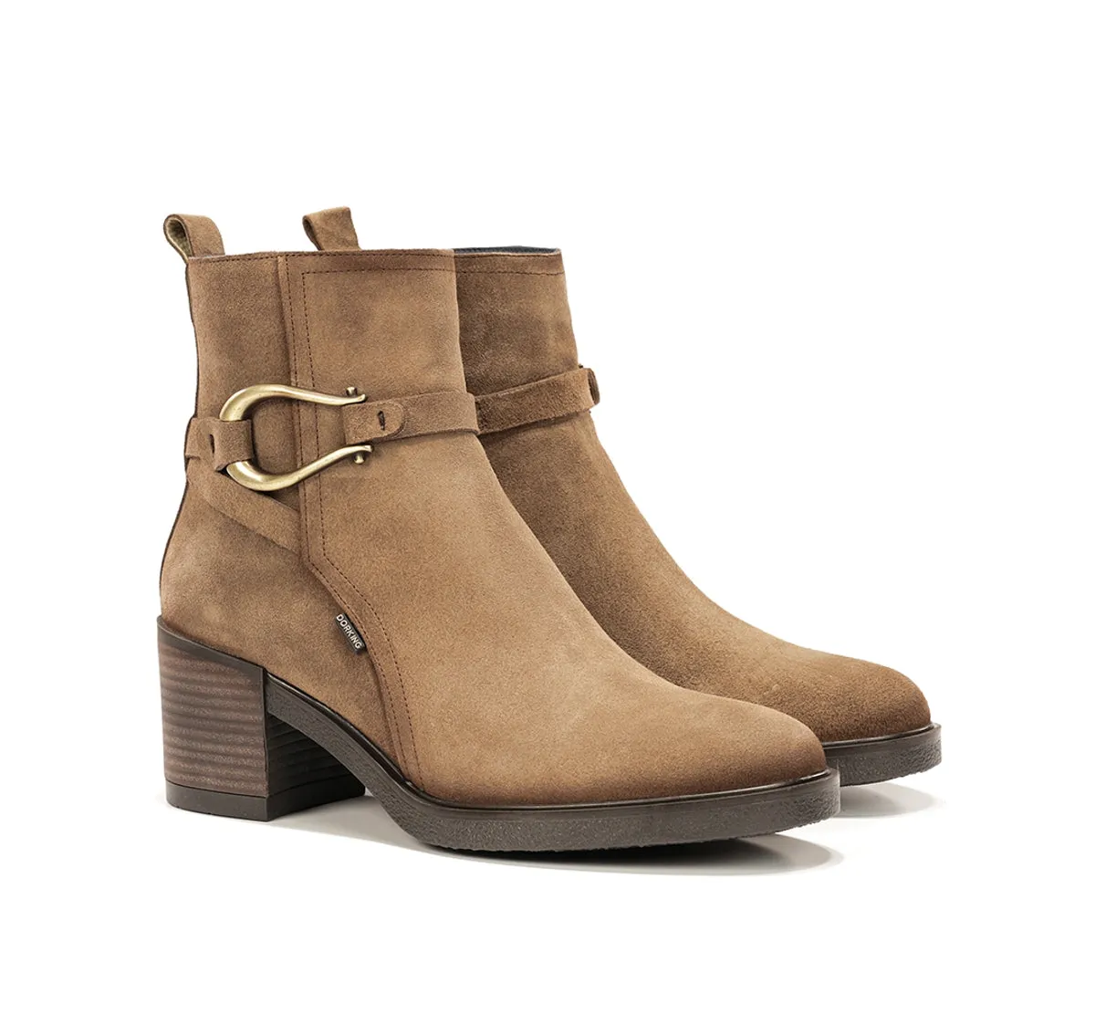 Fluchos Aroma D9754 stivaletto donna tortora leggero