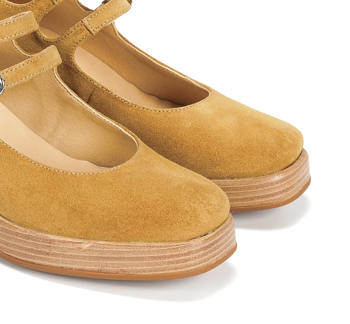 Fluchos Cristel D9659 scarpe donna marroni platform
