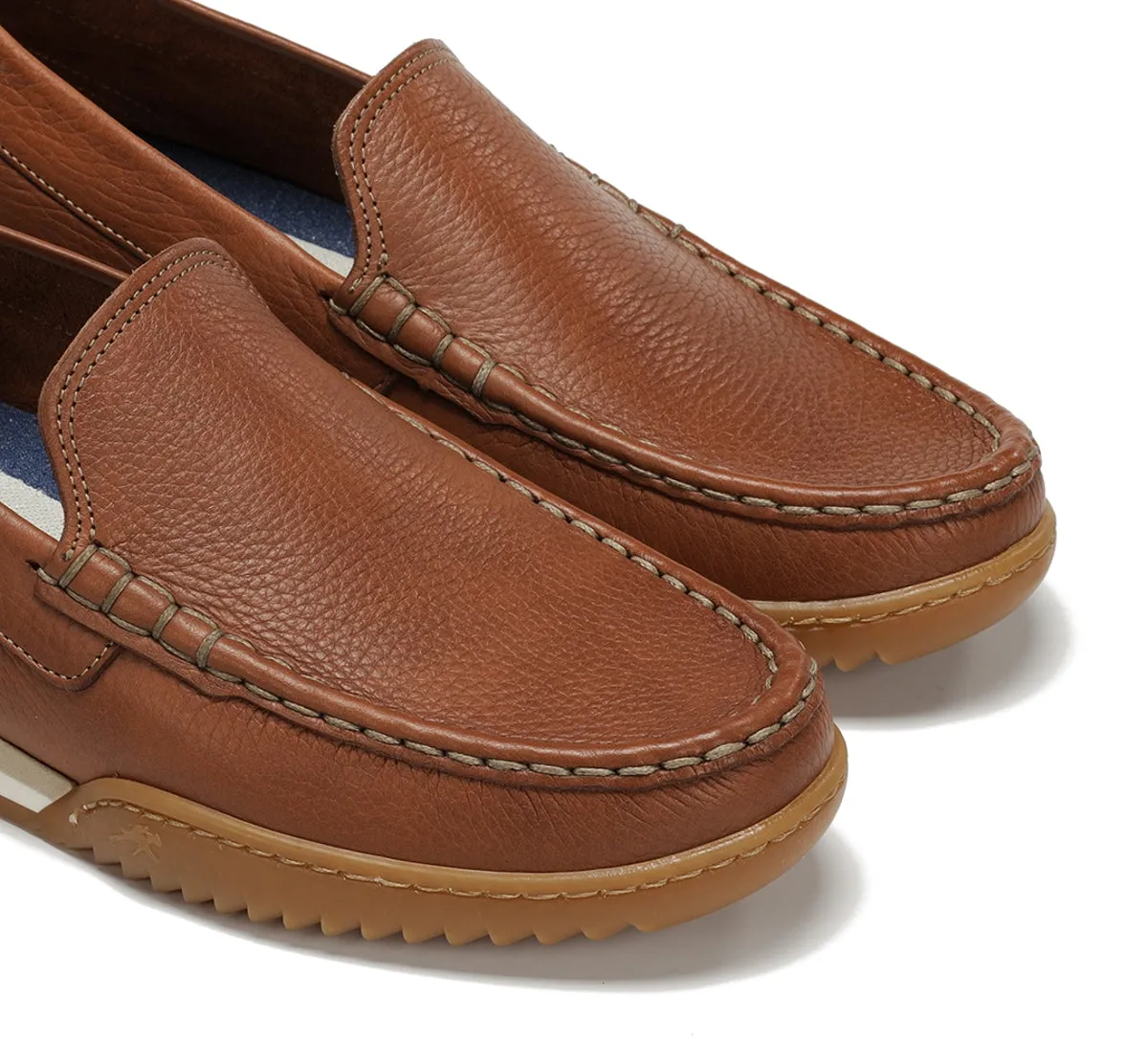 Fluchos Bruno F2432 mocassino uomo marrone suola grip