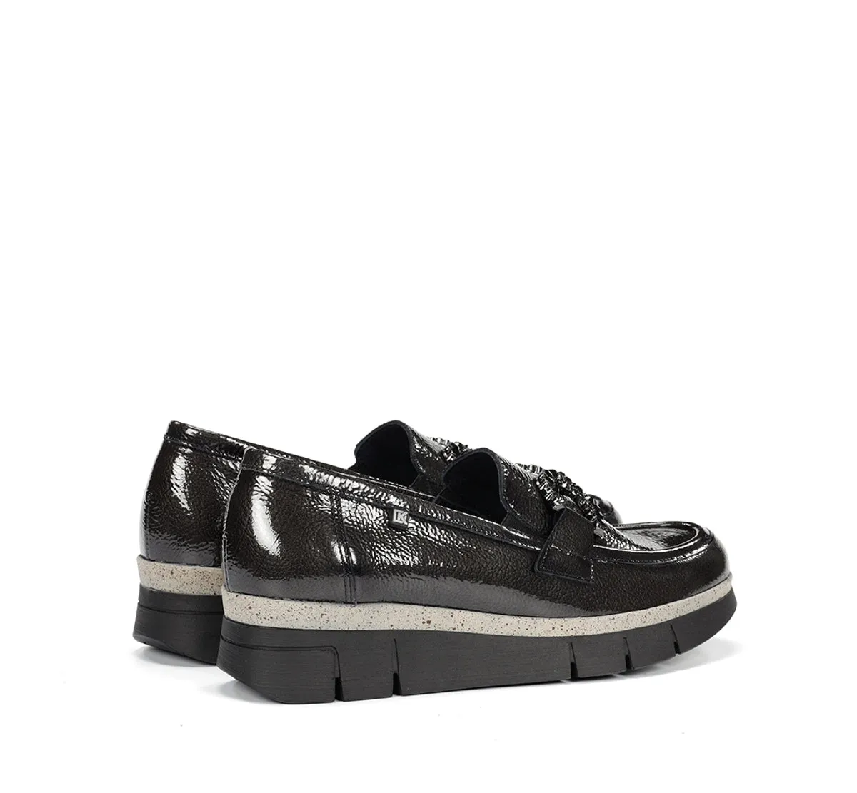 Fluchos India D9325 mocassini donna grigi suola sport