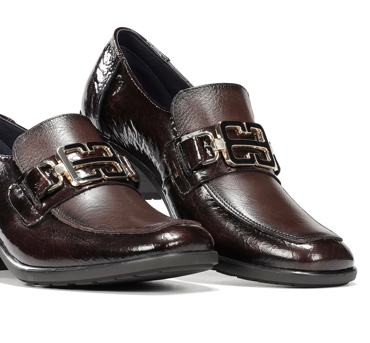Fluchos Ikia D9774 Mocassino Donna Marrone Tacco Basso