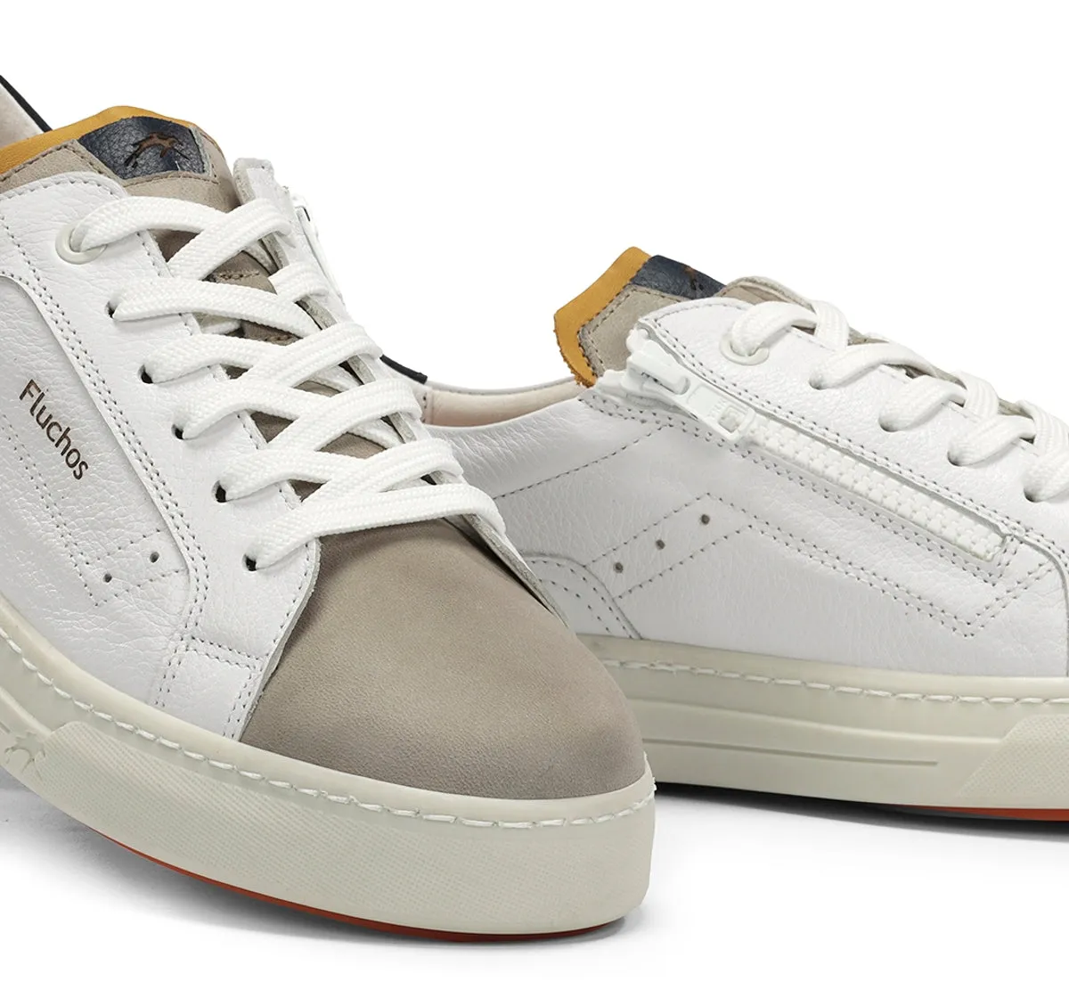 Fluchos Nemo F2218 Sneakers Uomo Bianche Suola Alta