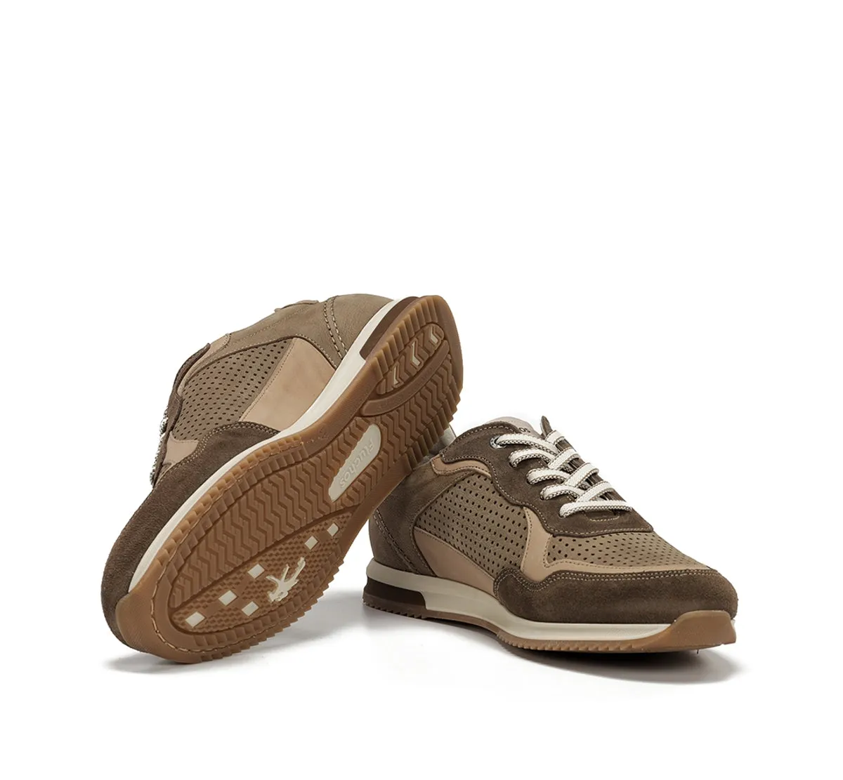 Fluchos Samir F2415 sneakers uomo marroni pelle