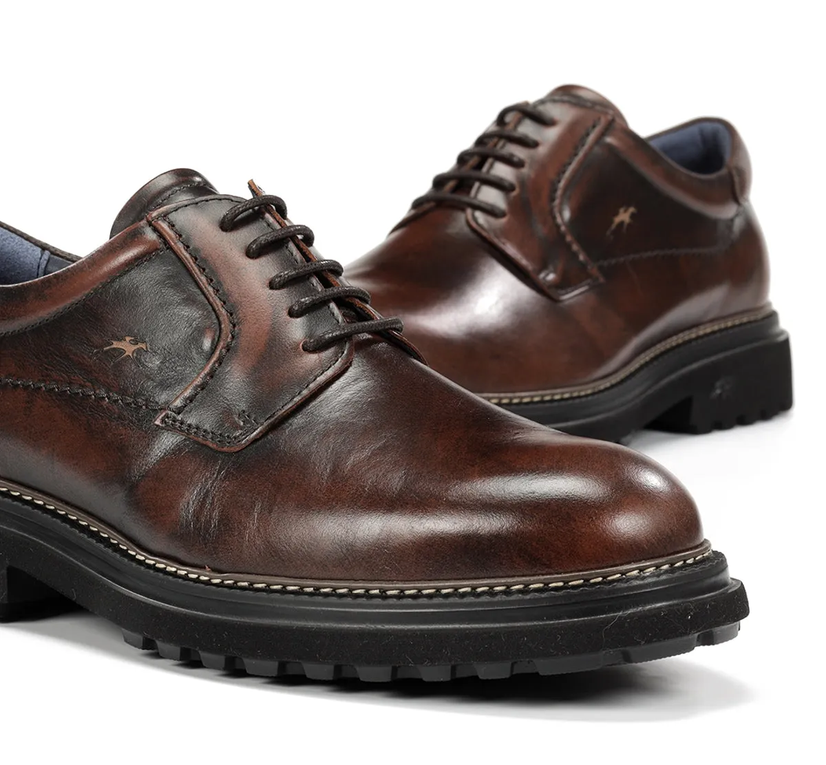 Fluchos Lincon F2054 scarpa uomo marrone classica