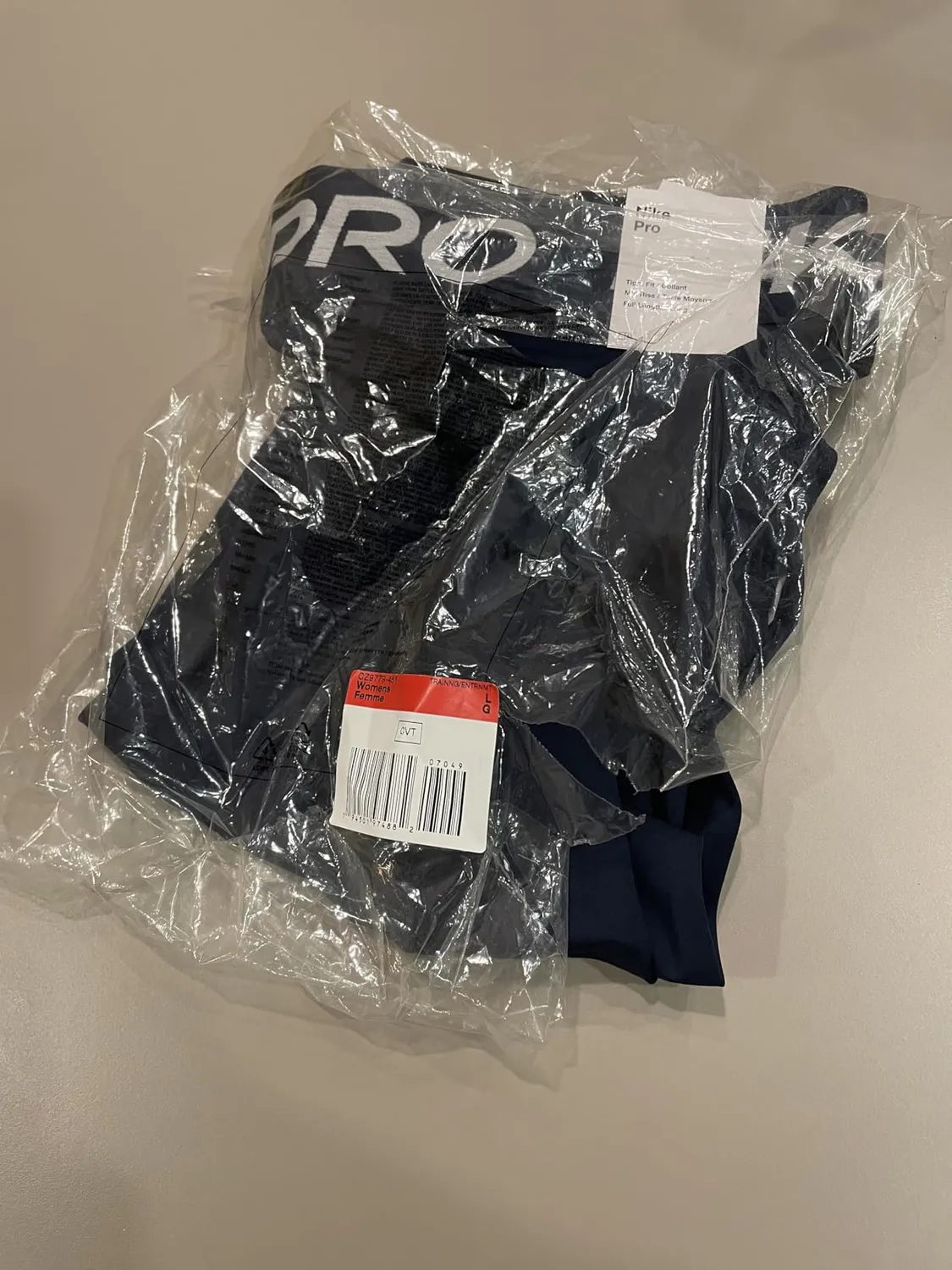 Nike Pro 365 Tight 7/8 leggings donna XL neri