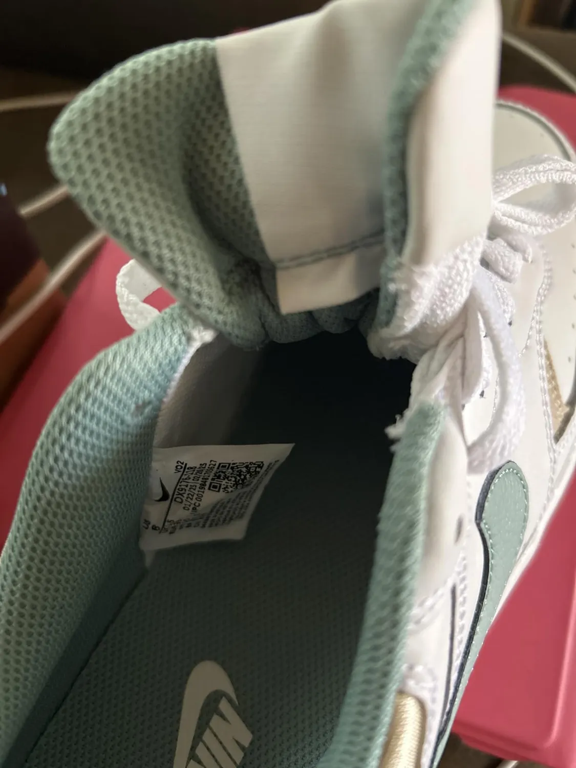 Nike Gamma Force sneakers donna 40 EU pelle con plateau