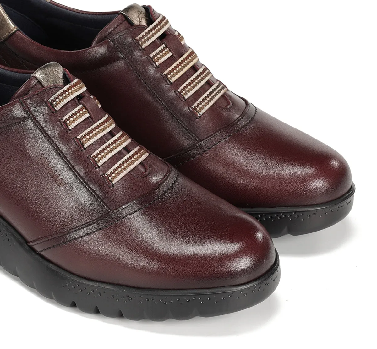 Fluchos Live F2096 sneakers donna bordeaux zeppa
