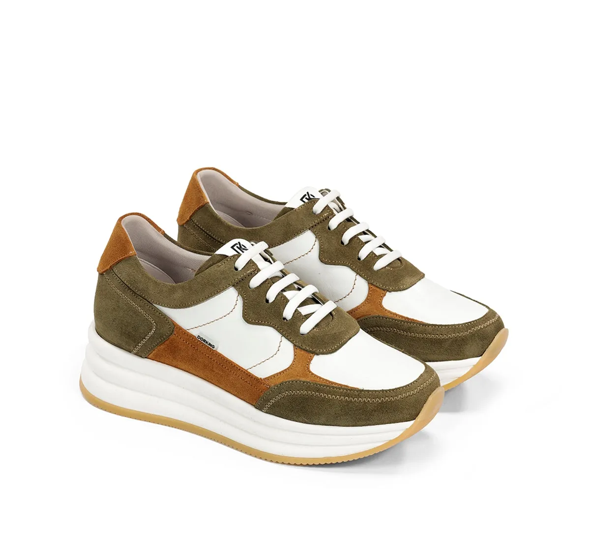 Dorking Draz D9436 Sneakers Donna Verdi con Zeppa