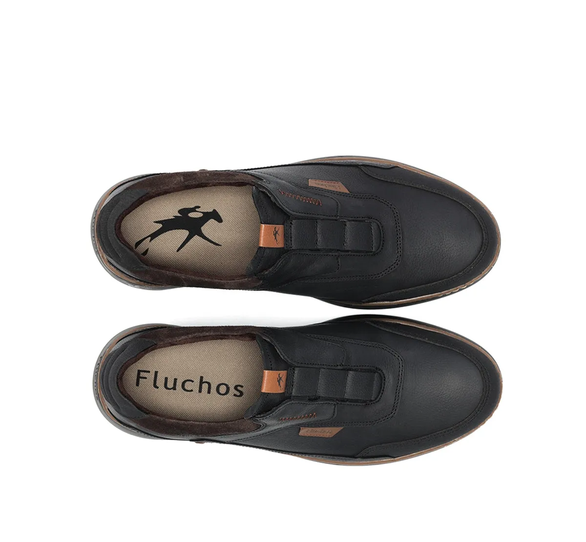 Fluchos Jeff F2278 sneakers uomo nere stringate