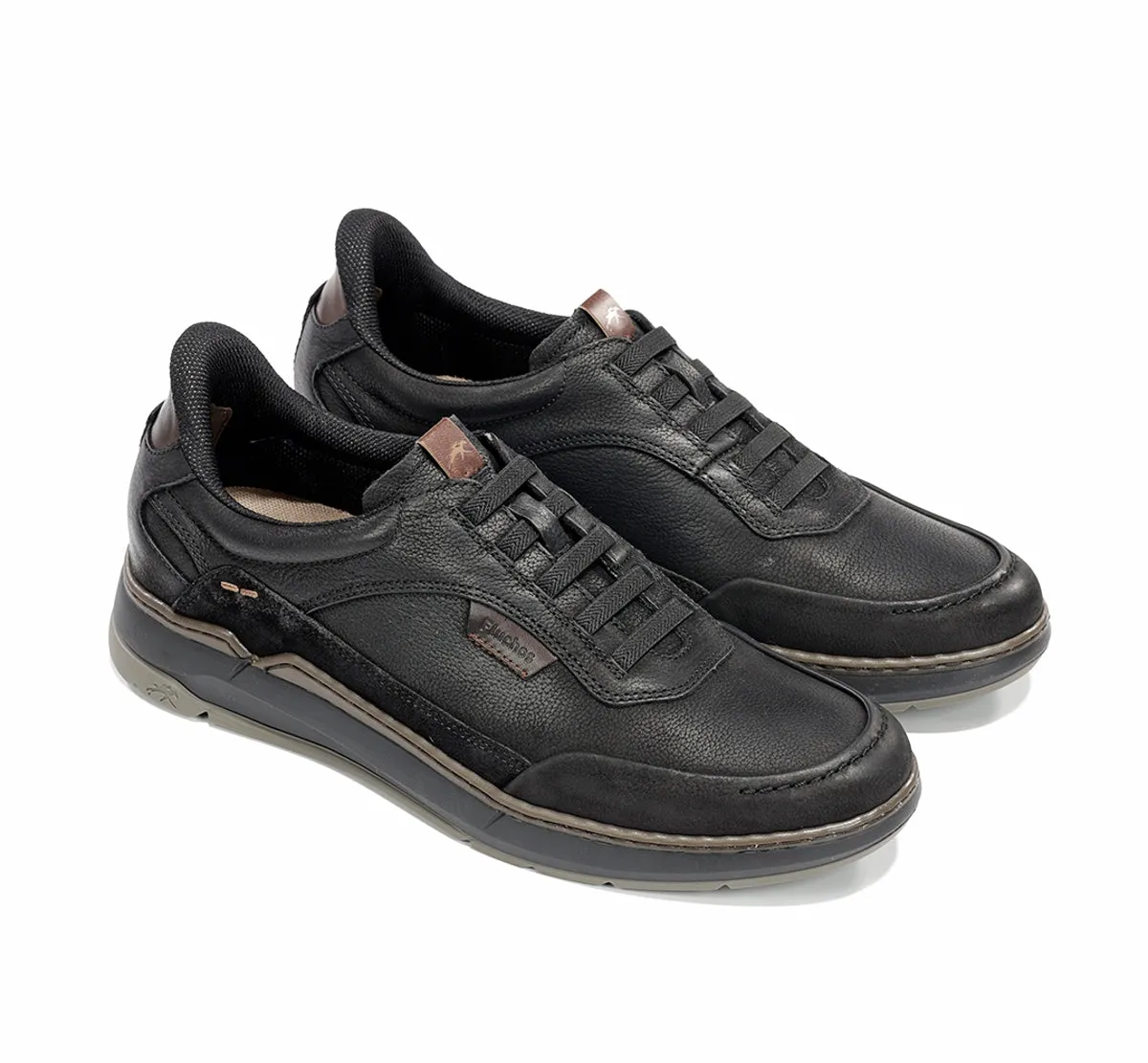 Fluchos Jeff F2511 sneakers uomo nero eleganti