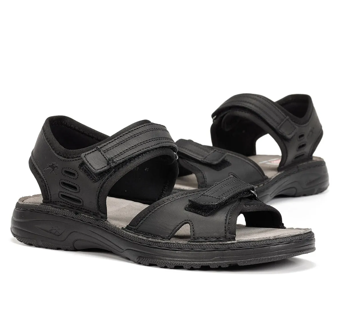 Fluchos Azores F2197 sandali uomo nero velcro