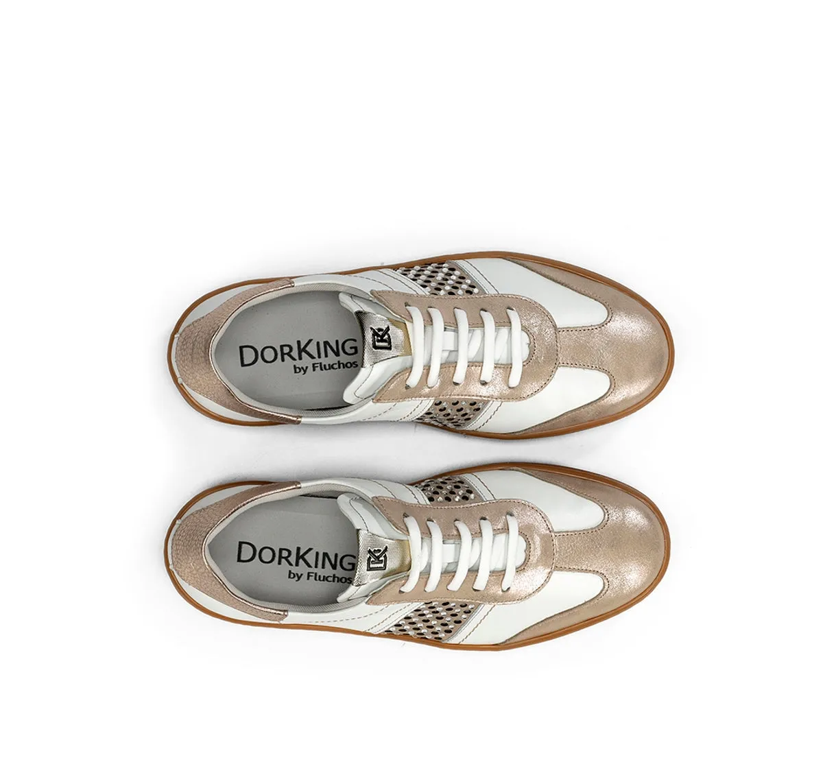 Dorking Lynn D9478 sneakers donna oro metallizzato