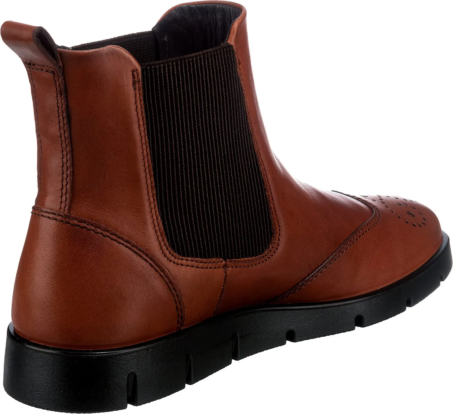 Ecco Bella 282353 stivaletti Chelsea donna neri traforati
