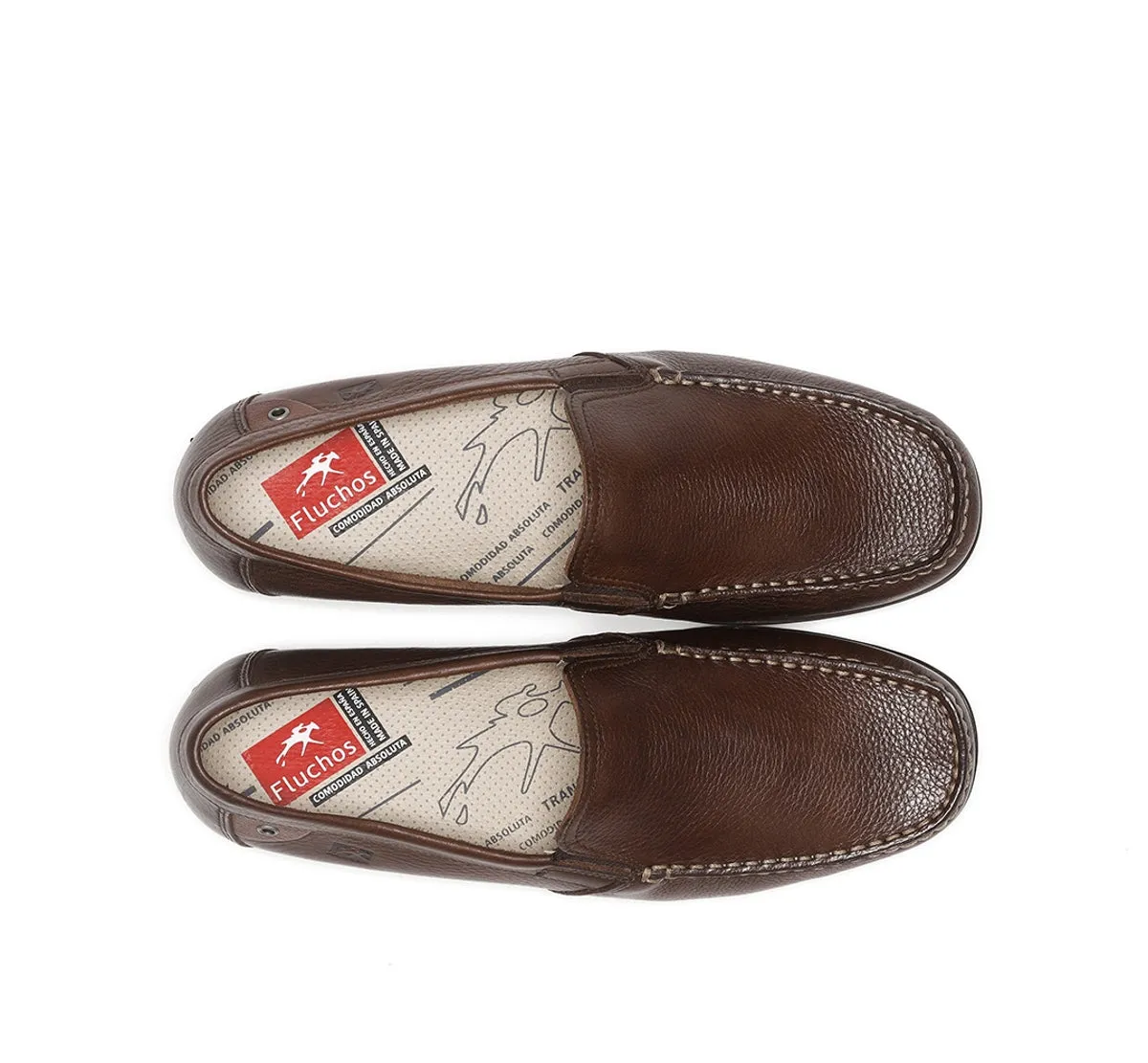 Fluchos Baltico 7149 Mocassini Uomo Marroni Classici