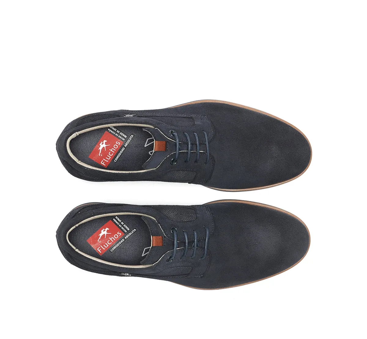 Fluchos Tristan F1744 Scarpa Blu Uomo Pianta Larga Grip