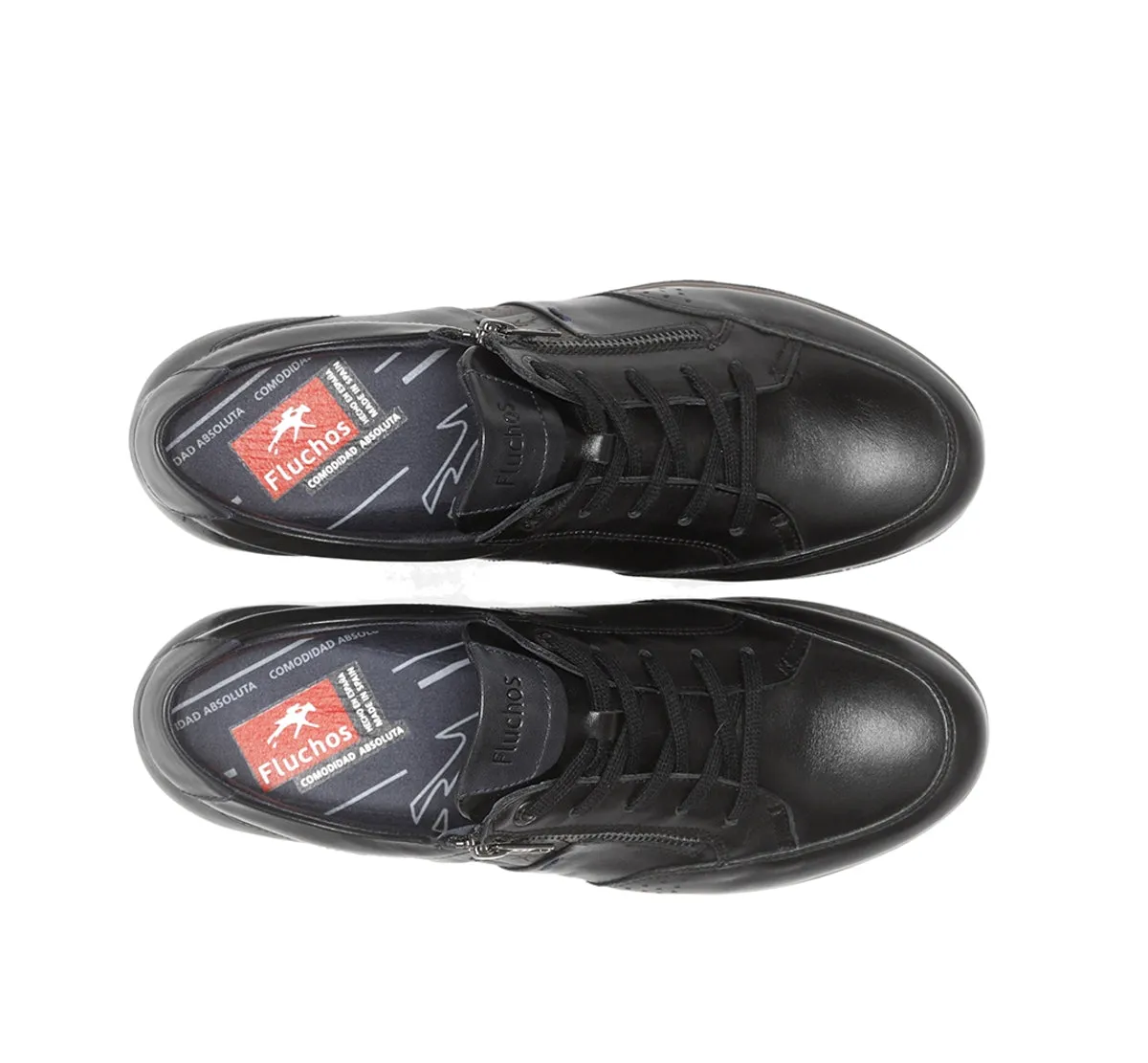 Fluchos Daniel F1280 Scarpe Uomo Nere Casual