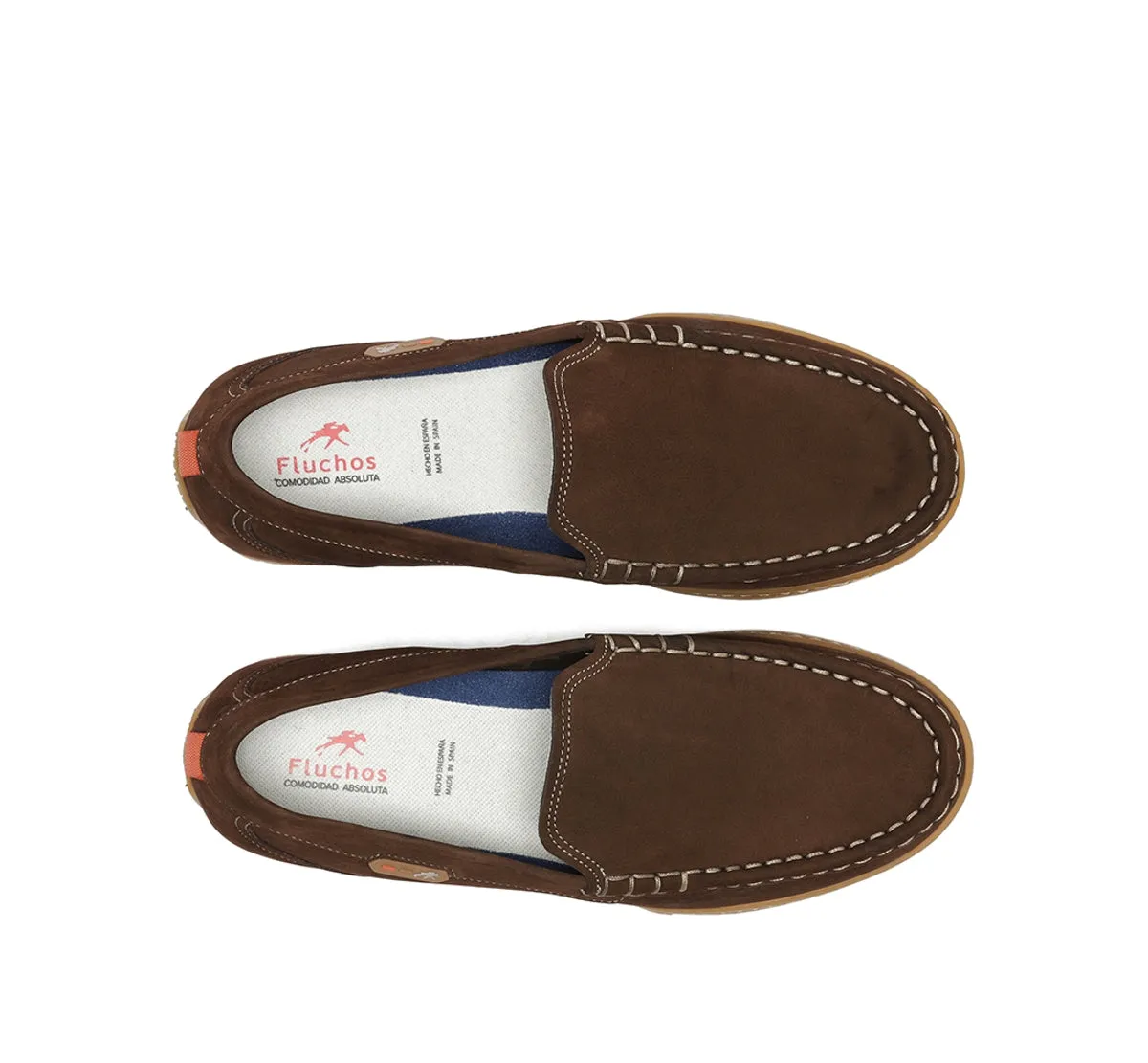 Fluchos Bruno F2432 mocassino uomo marrone