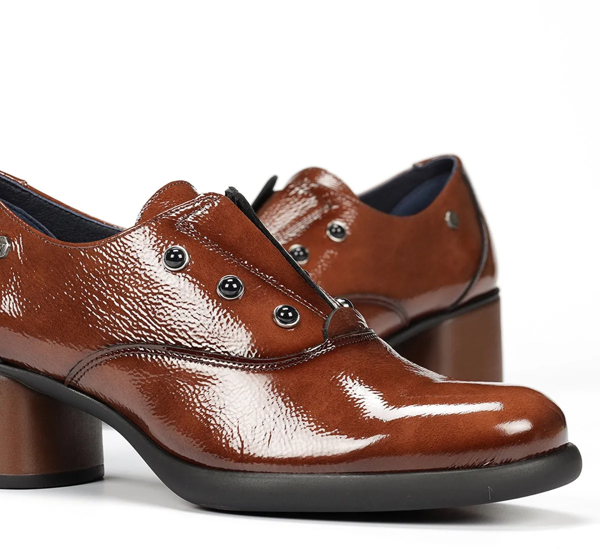 Dorking Macy D9376 scarpe donna marroni tacco medio