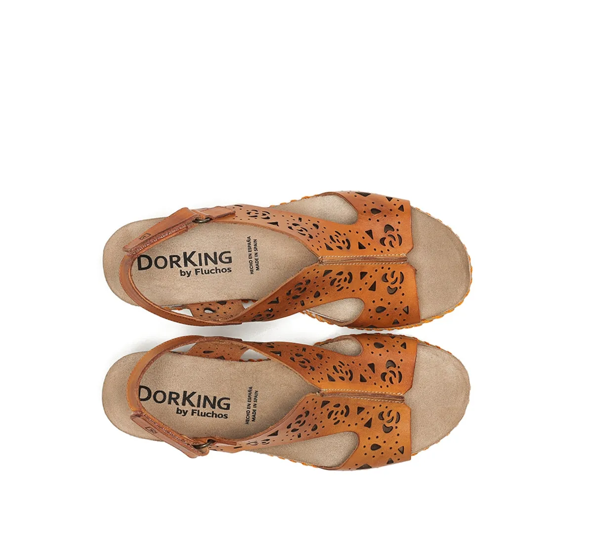 Fluchos Gold D9319 sandalo arancione donna