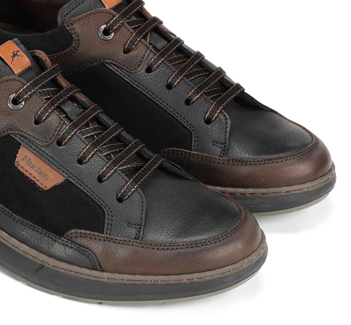 Fluchos Jeff F2279 sneakers uomo nero eleganti casual