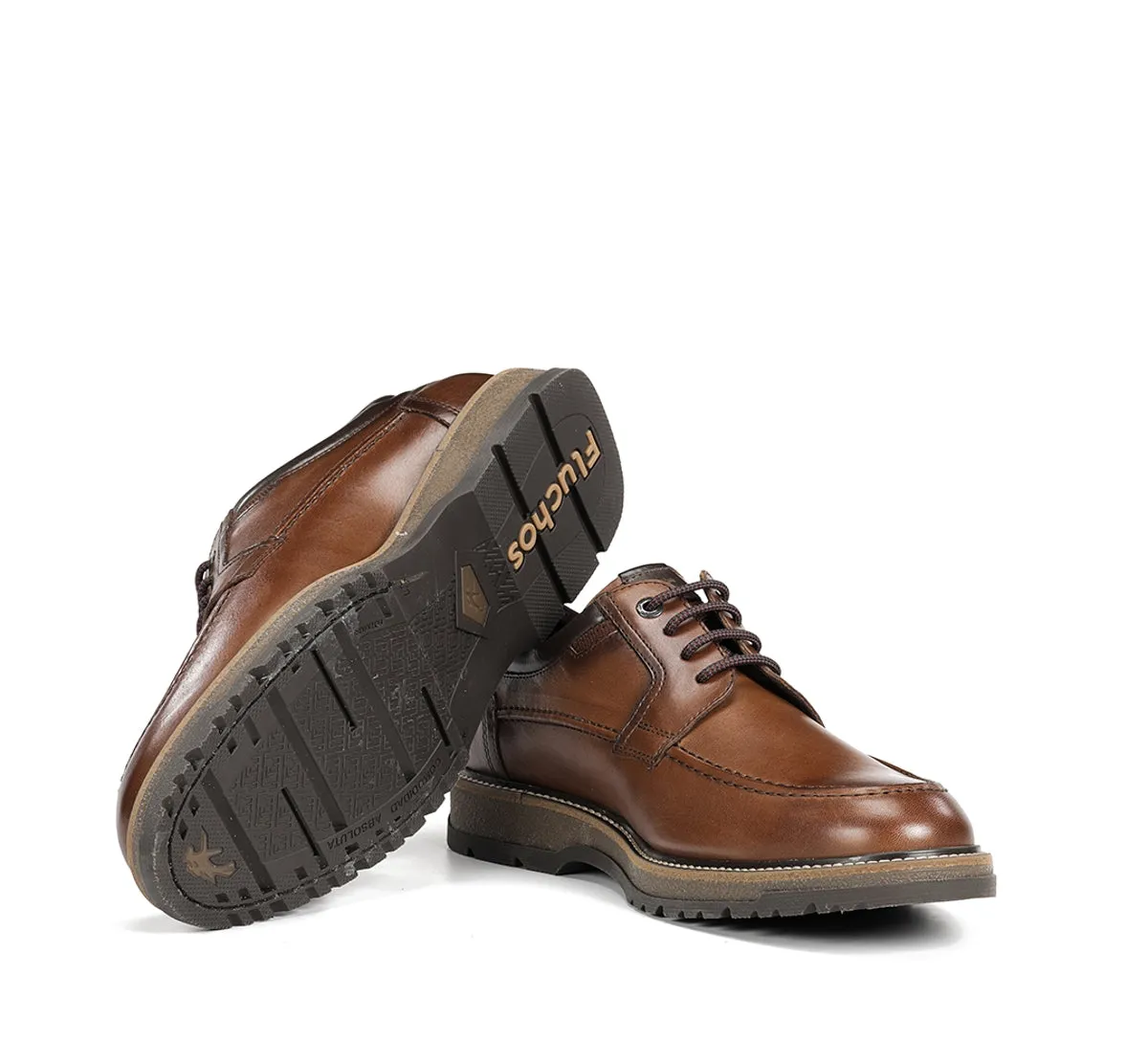 Fluchos Buggy F2320 scarpe uomo marroni pelle