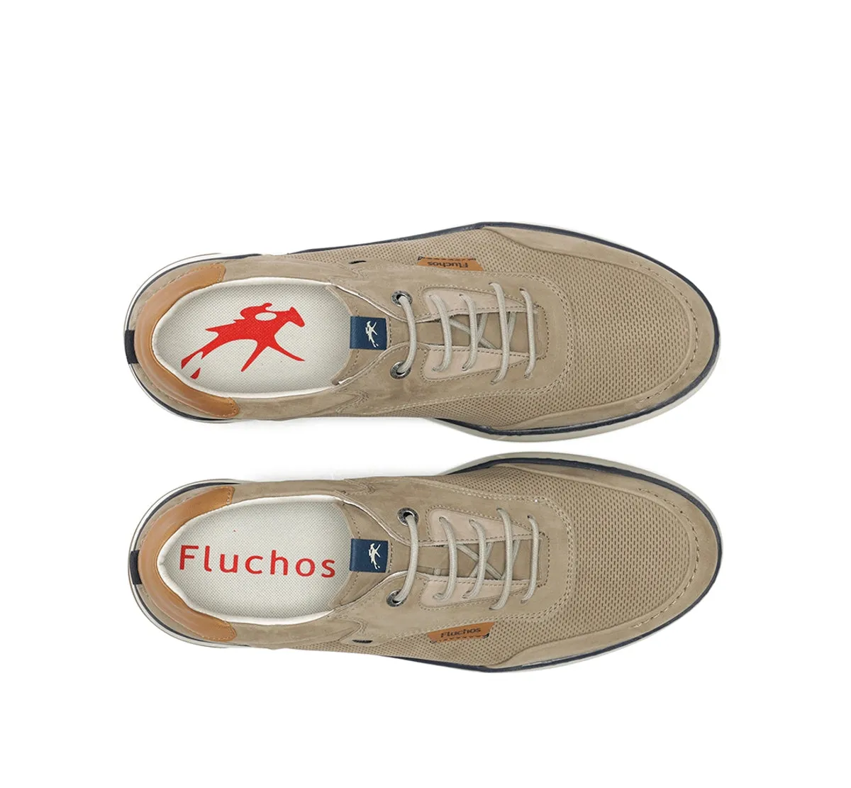 Fluchos Jeff F2210 Scarpa Uomo Taupe Elegante