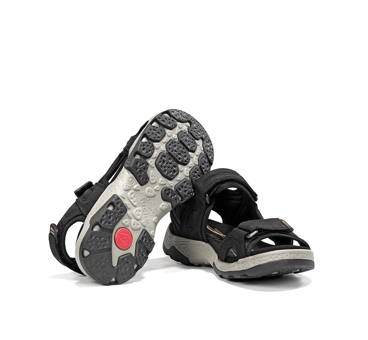 Fluchos Missouri F2410 sandalo uomo nero regolabile