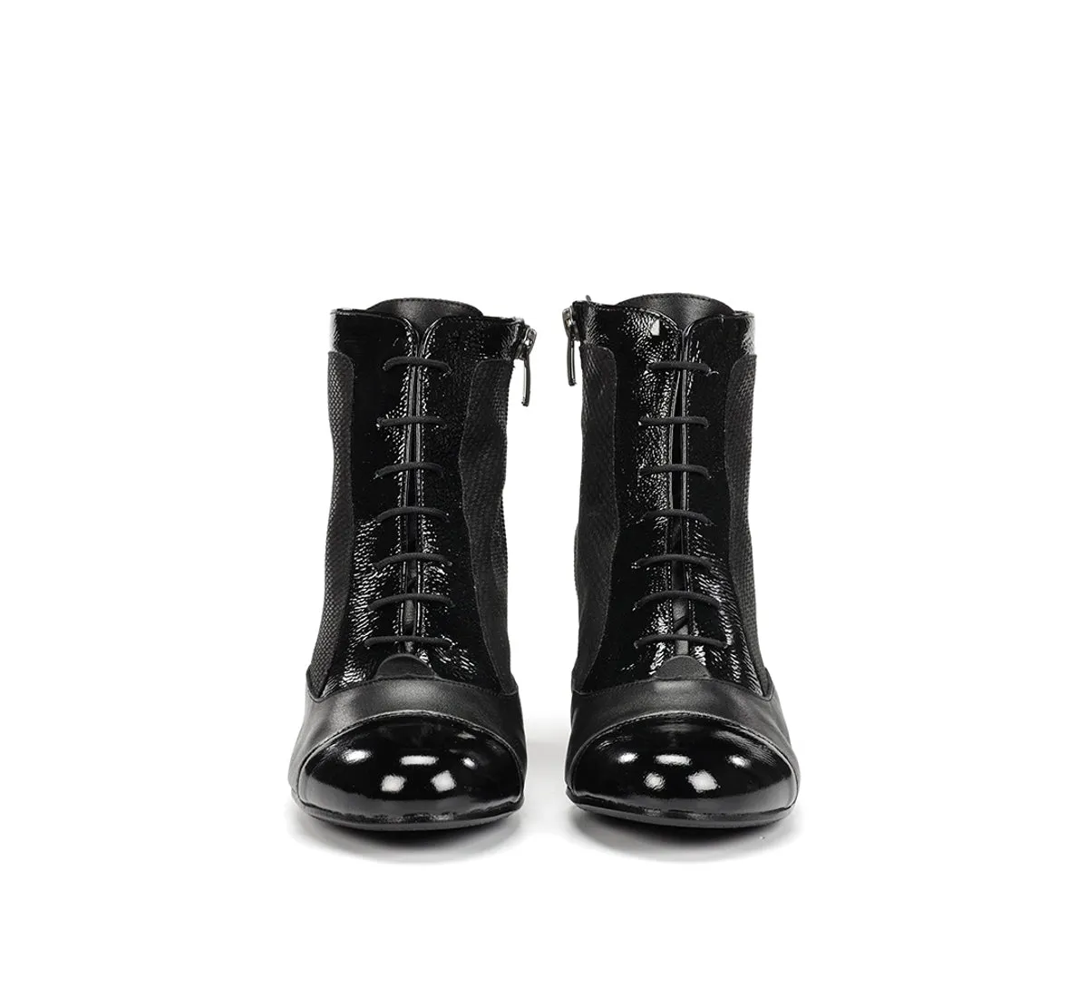 Dorking Rodin D8922 stivaletti neri donna casual