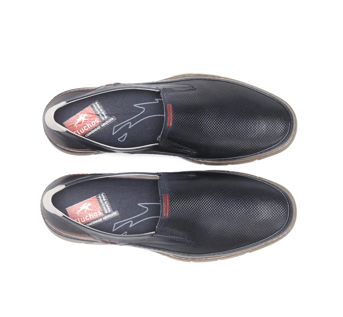 Fluchos Barry F1157 Mocassini Uomo Blu Comodi