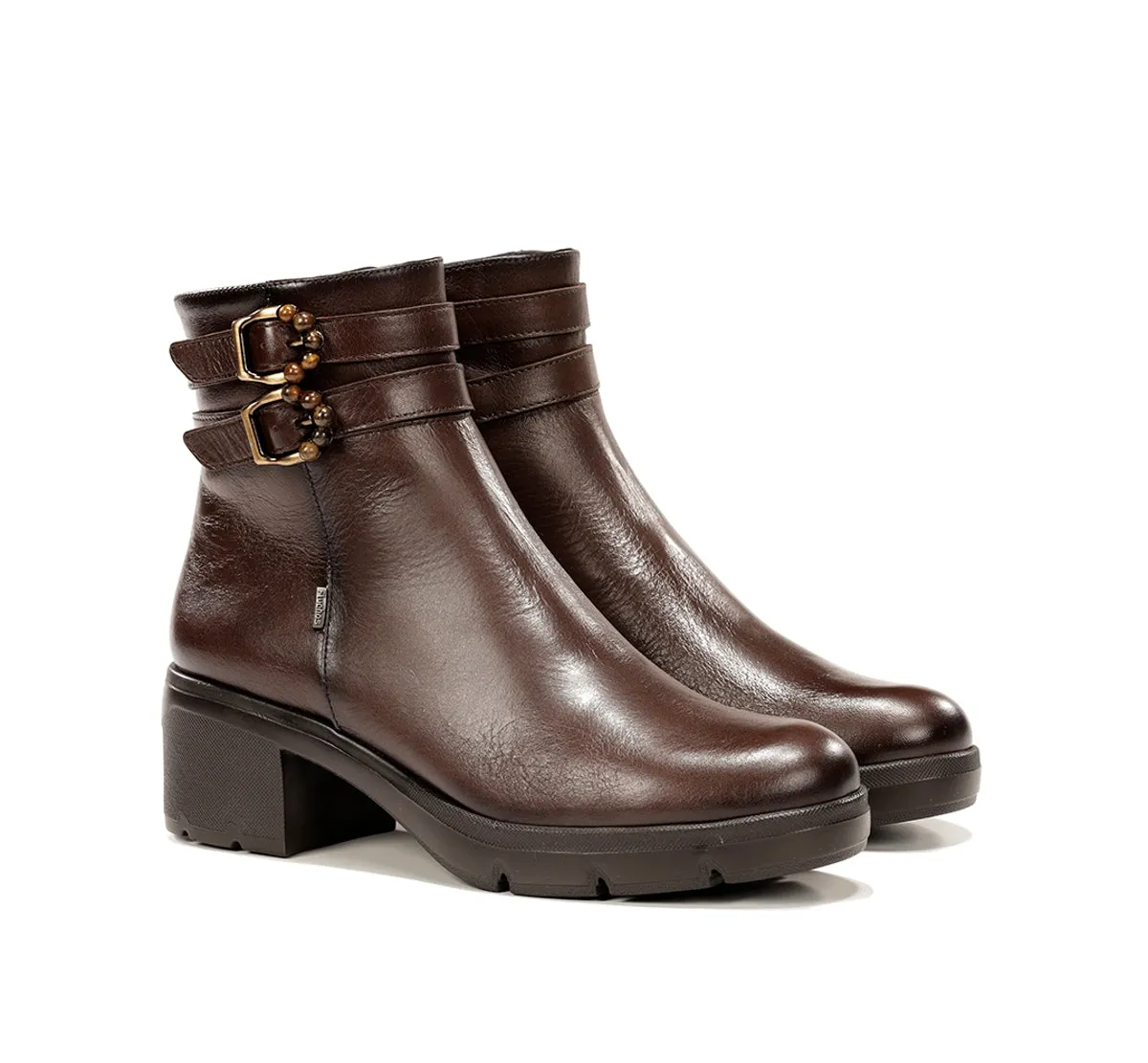 Fluchos Fugaz F2516 stivaletti donna marroni tacco