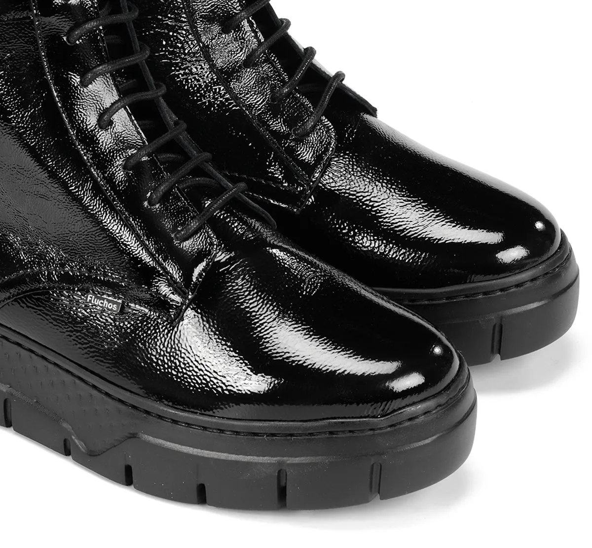 Fluchos Ilia F2303 stivaletti donna nero con lacci