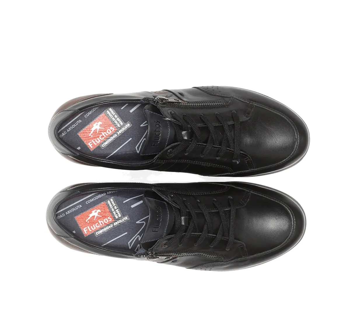 Fluchos Daniel F1281 scarpe uomo nere casual