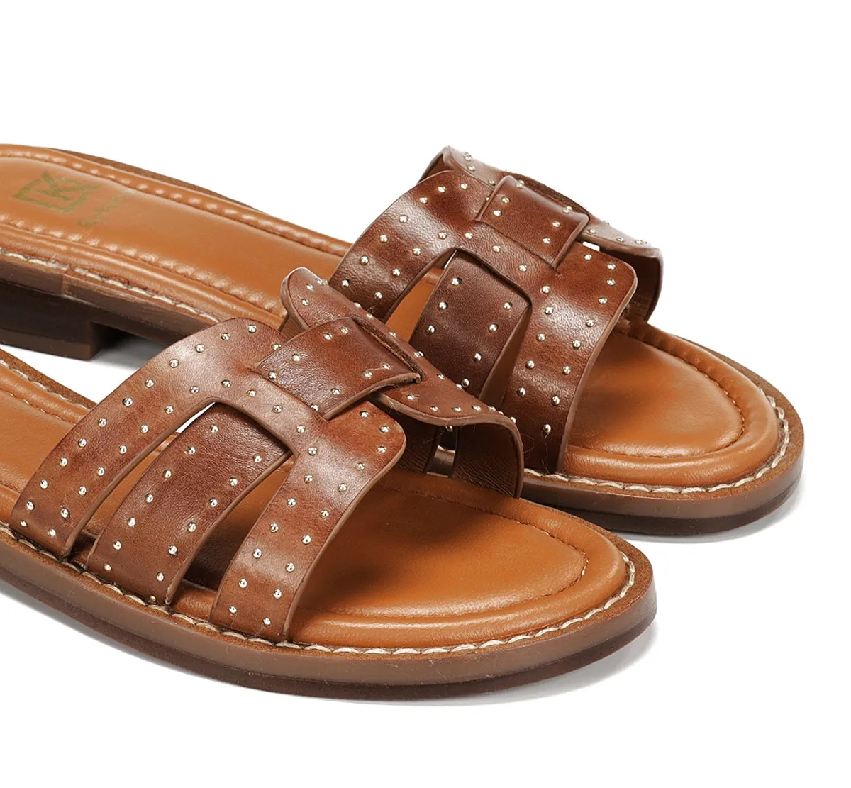 Fluchos Ega D9731 sandali donna marrone piatti