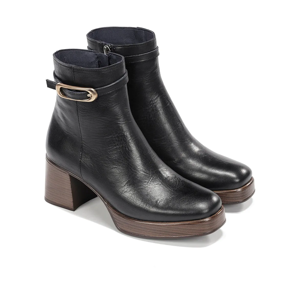 Dorking Cristel D9733 tronchetto nero donna tacco