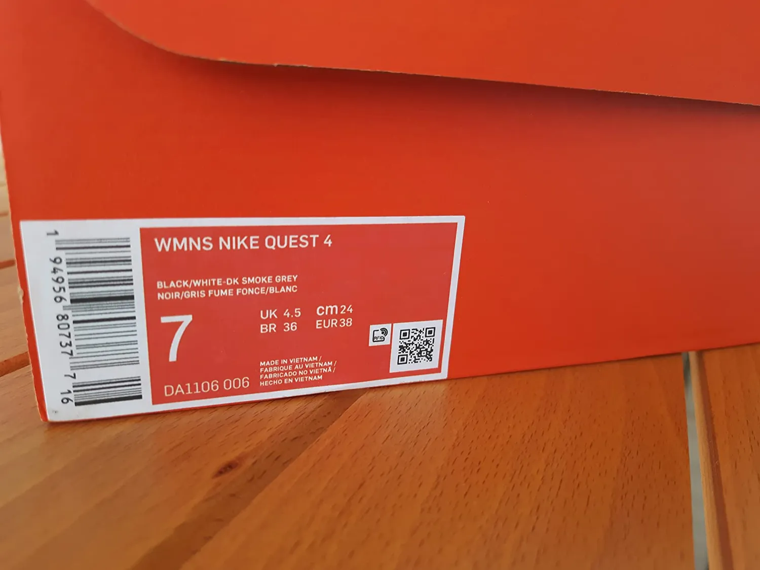Nike Quest 4 scarpe corsa donna vinaccia traspiranti