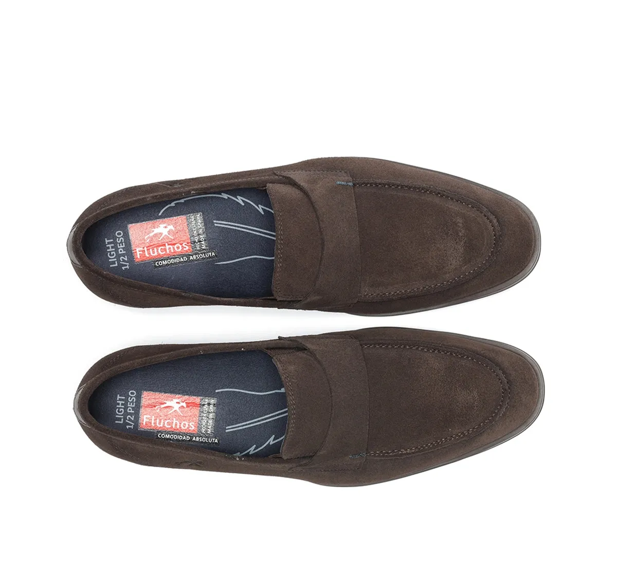 Fluchos Asgard F1890 Mocassini Uomo Pelle Marroni