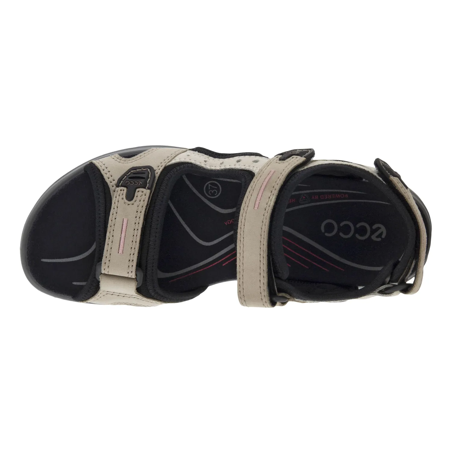 Ecco Offroad Yucatan sandali donna beige sostegno