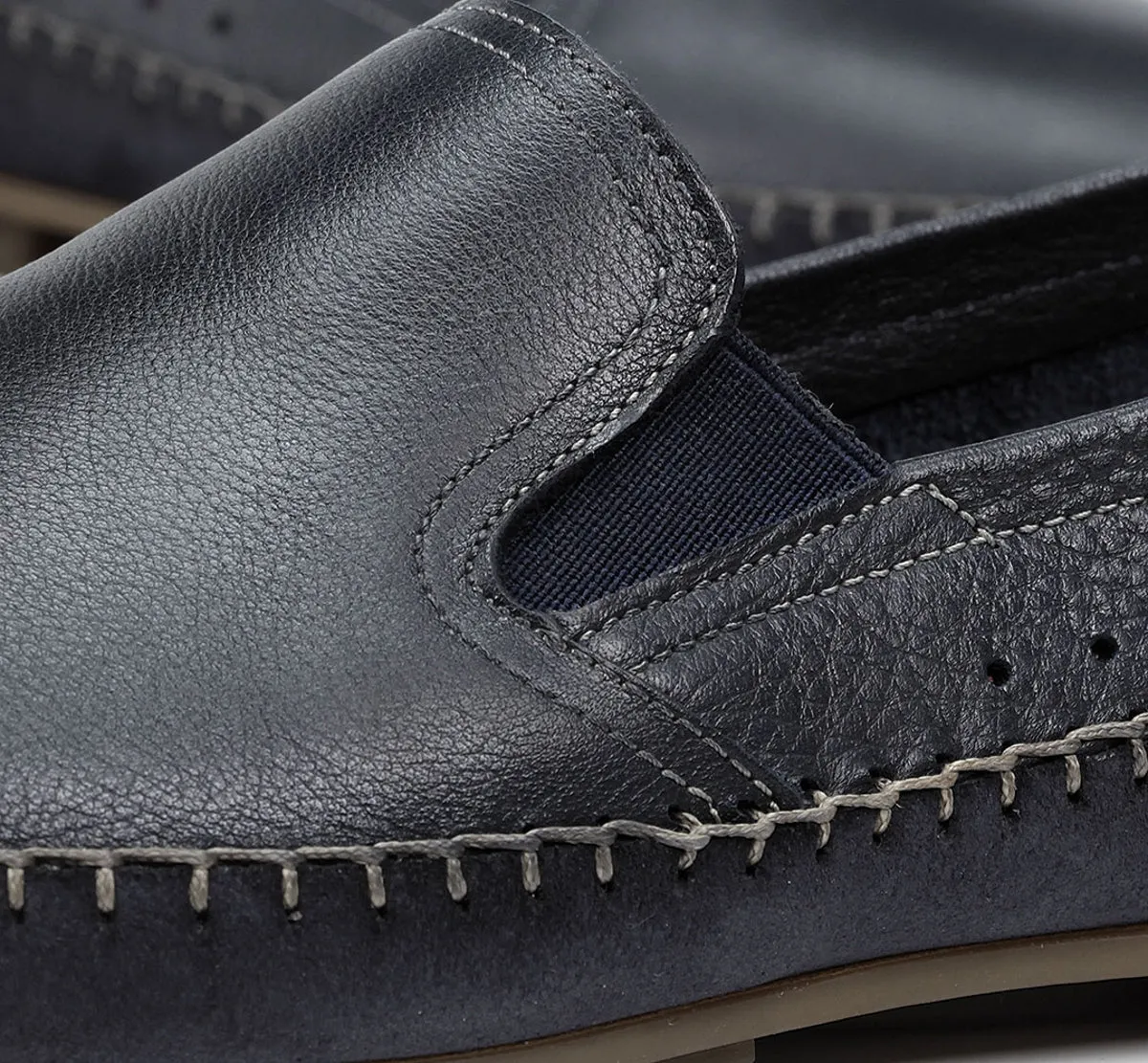 Fluchos Dorian F1174 mocassini uomo blu comfort
