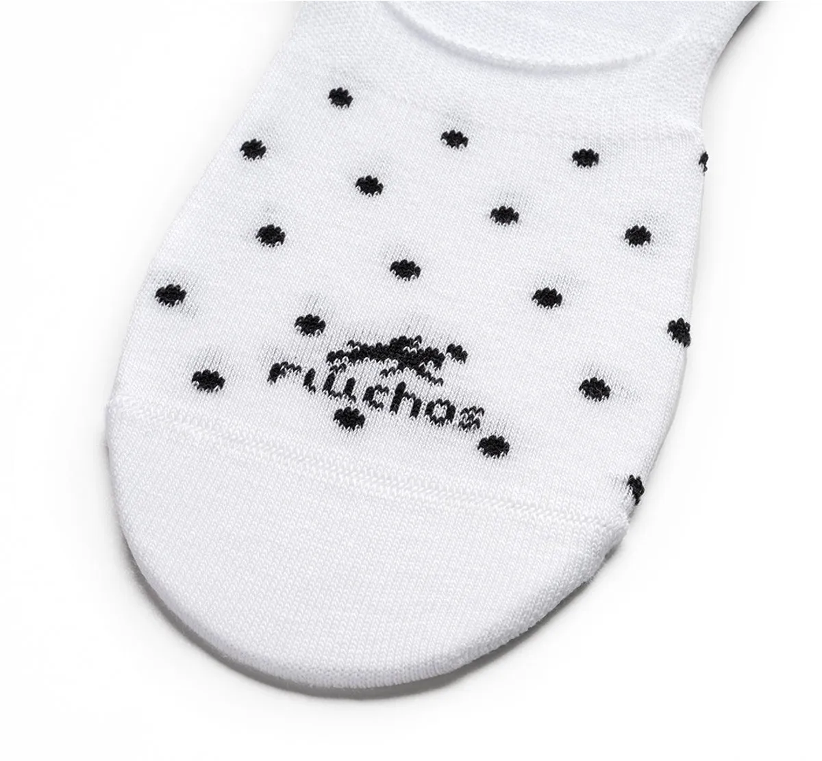 Fluchos CA0006 calzini donna bianchi pois
