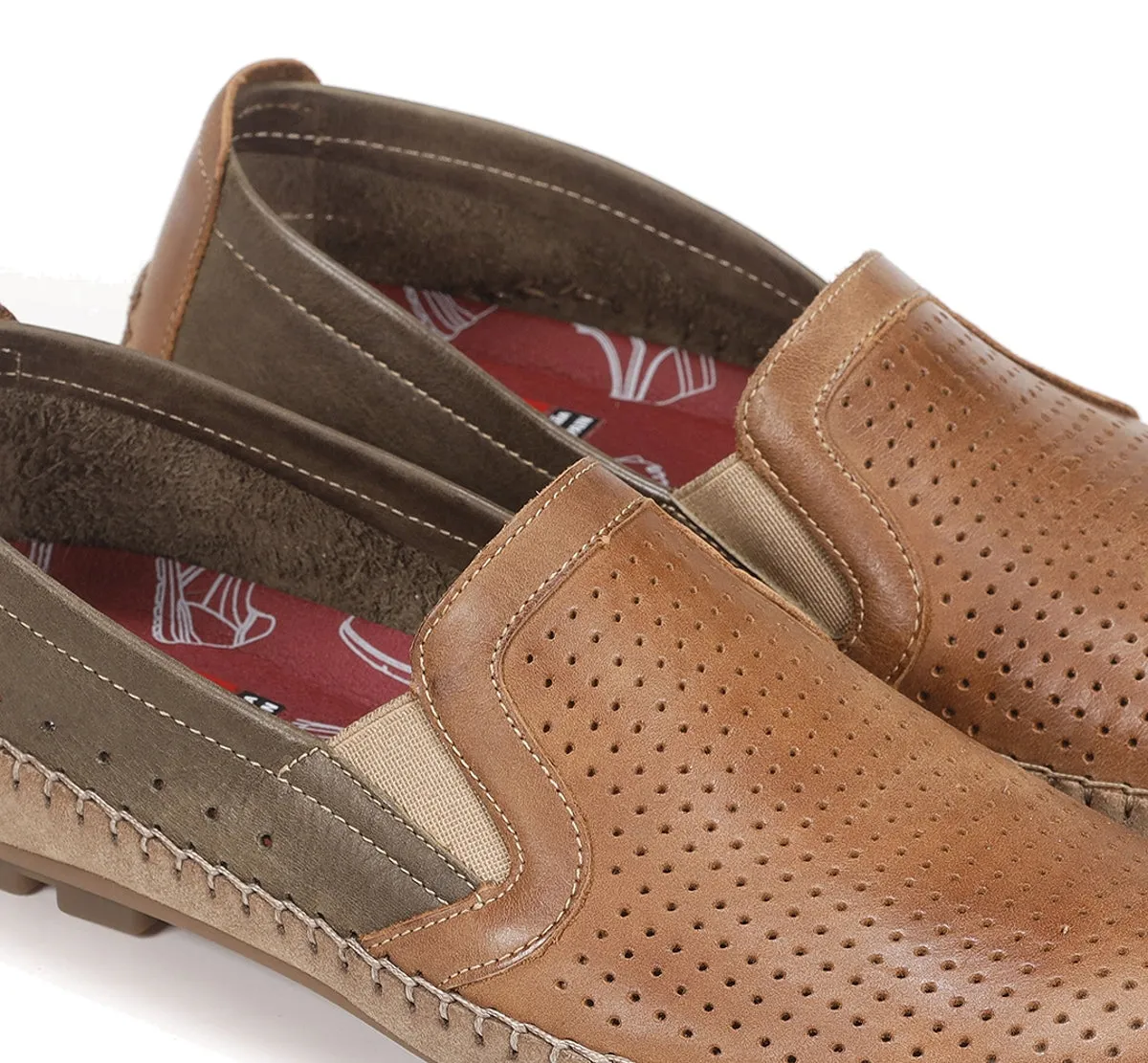Fluchos Dorian F1172 mocassino uomo marrone casual