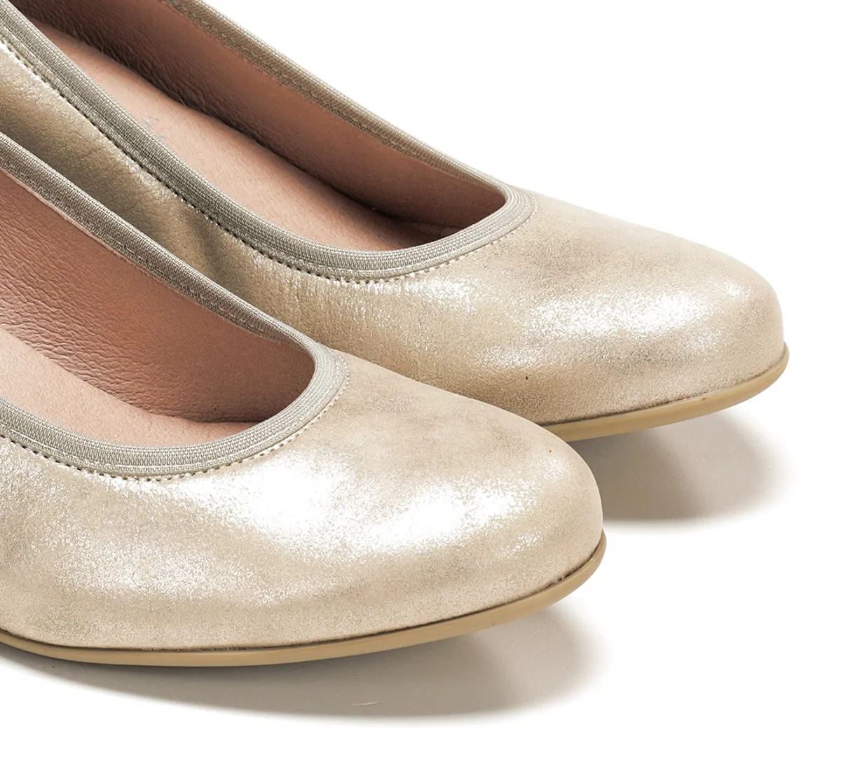 Fluchos Geminis D8469 Scarpa Donna Oro Tacco Medio