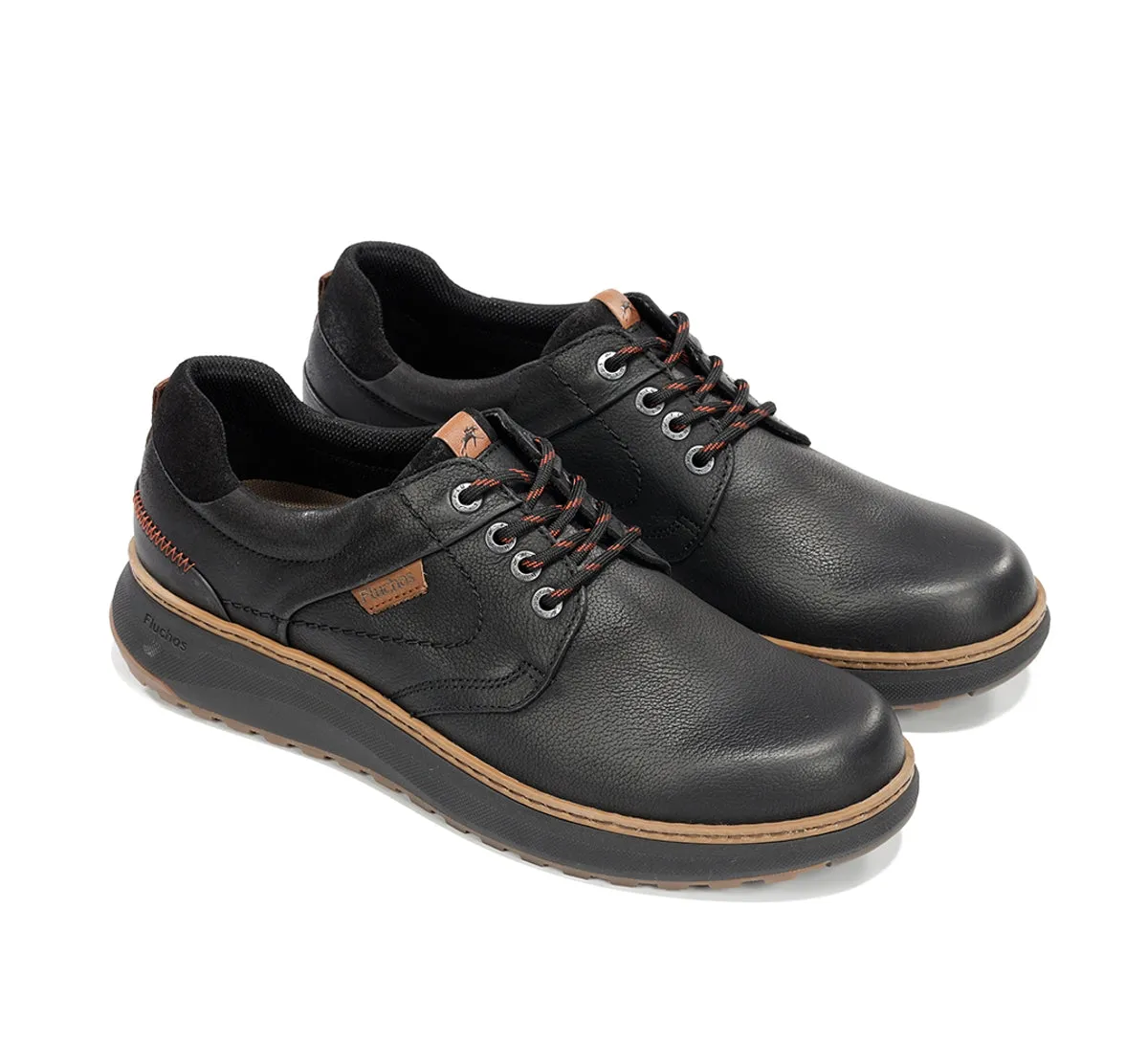 Fluchos Wildford F2535 scarpe uomo nere pelle
