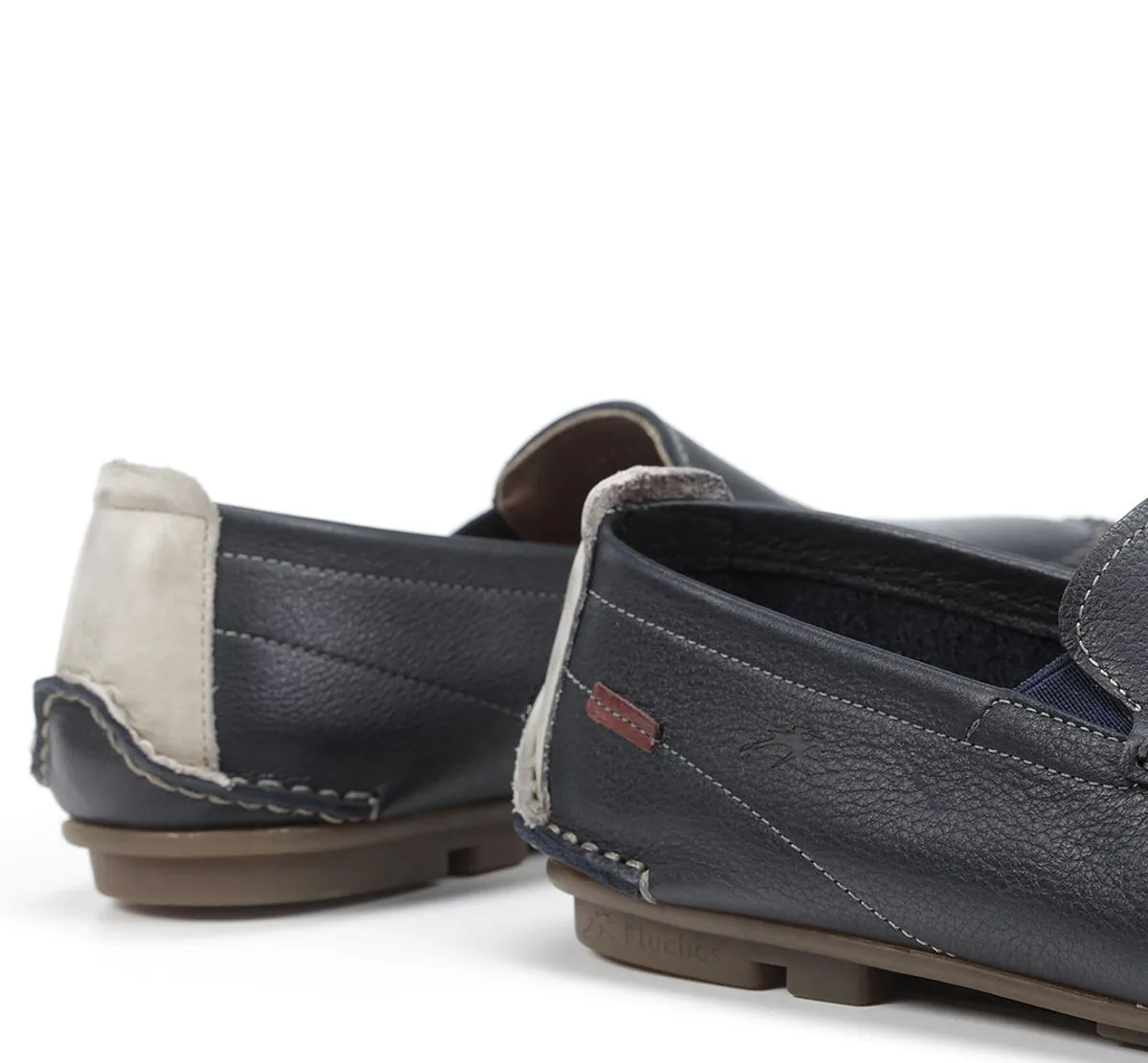 Fluchos Dorian F1173 mocassini uomo blu comfort