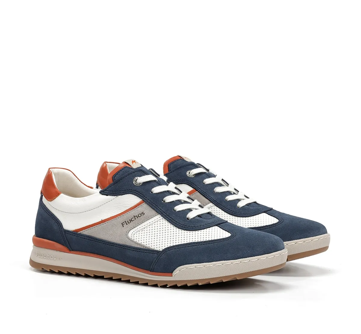 Fluchos Elder F2184 sneakers blu uomo suola dentellata