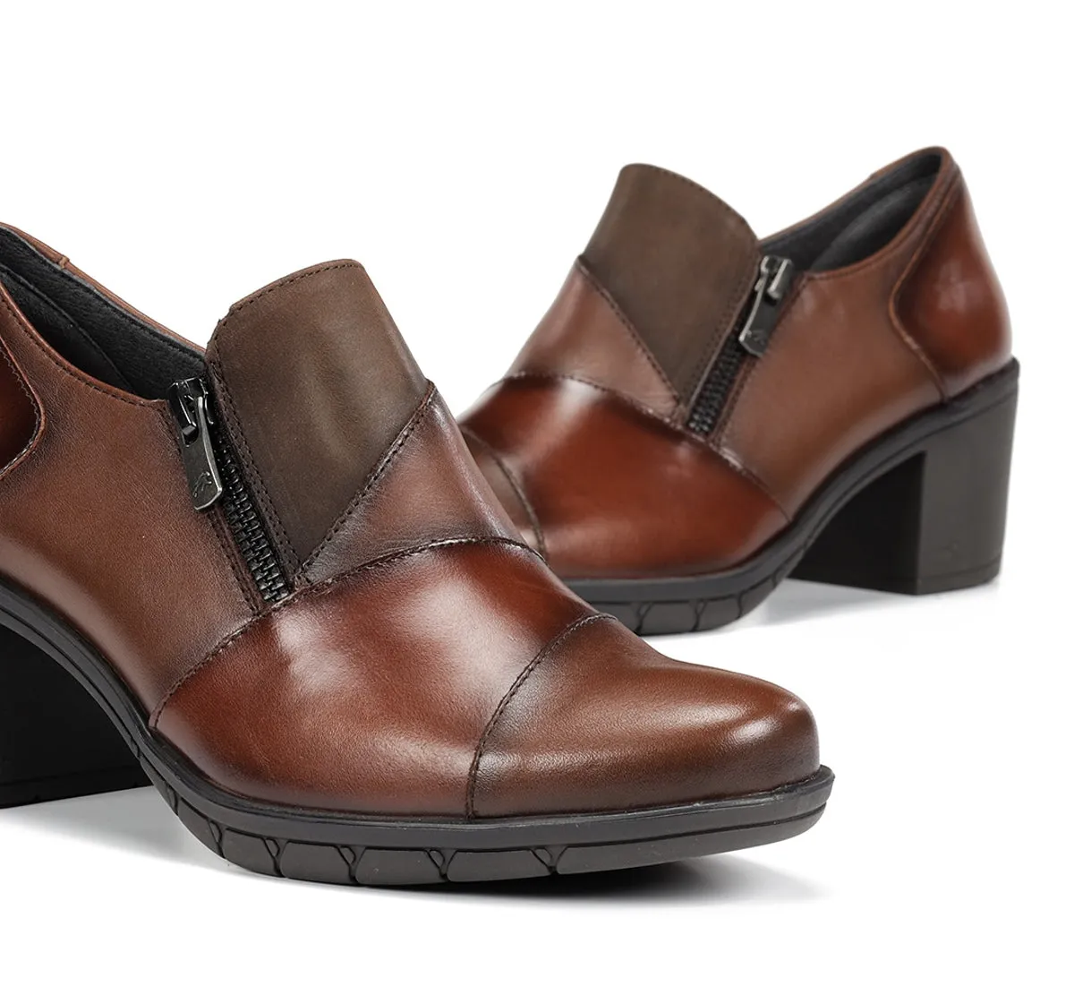 Fluchos Nydia F1802 slip on donna marrone elegante