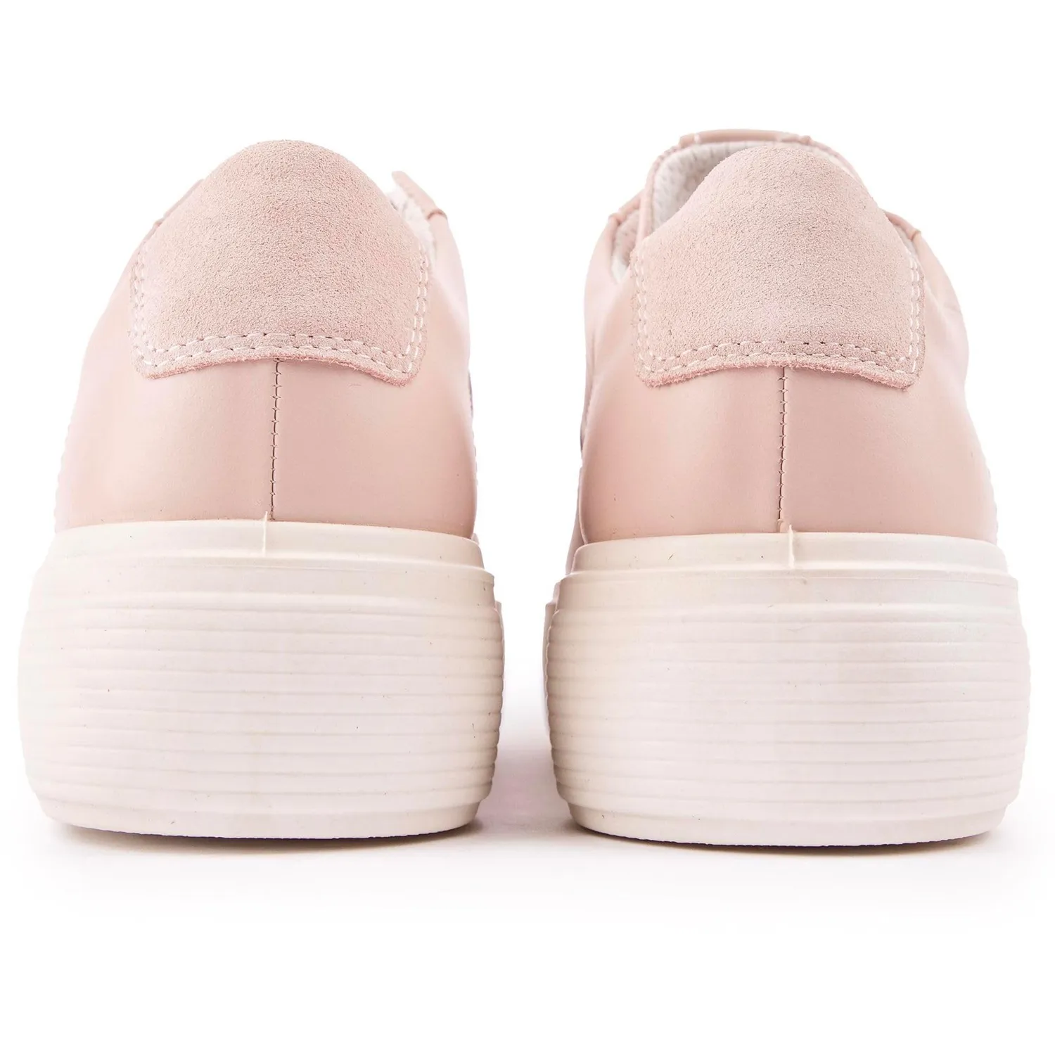 Ecco Street Platform sneakers donna Rose Dust pelle