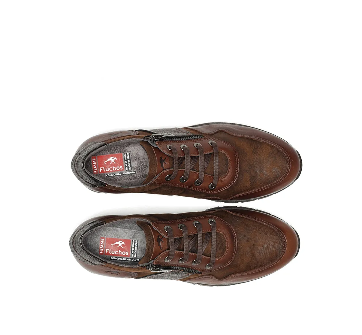 Fluchos Meryl F1624 sneakers marroni donna
