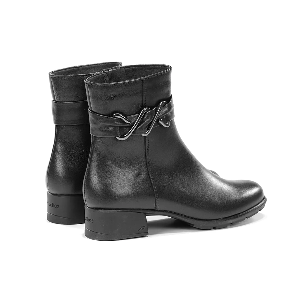 Fluchos Lerin F2561 stivaletti neri donna